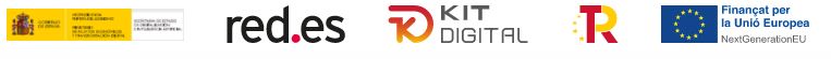 Logos del programa de KIT Digital del Ministerio de Asuntos Económicos y Transformación Digital