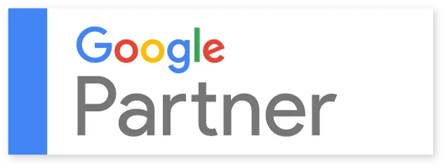 Logotipo de Google Partners para Metacom, agencia de publicidad SEM online que ofrece consultoría y servicios de marketing digital.