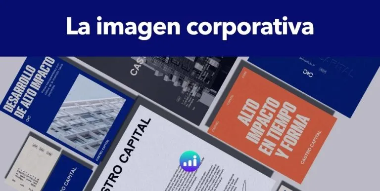 Ilustración abstracta de un cerebro humano conectado a íconos que representan una identidad de marca coherente, simbolizando el impacto de la imagen corporativa en la mente del consumidor.