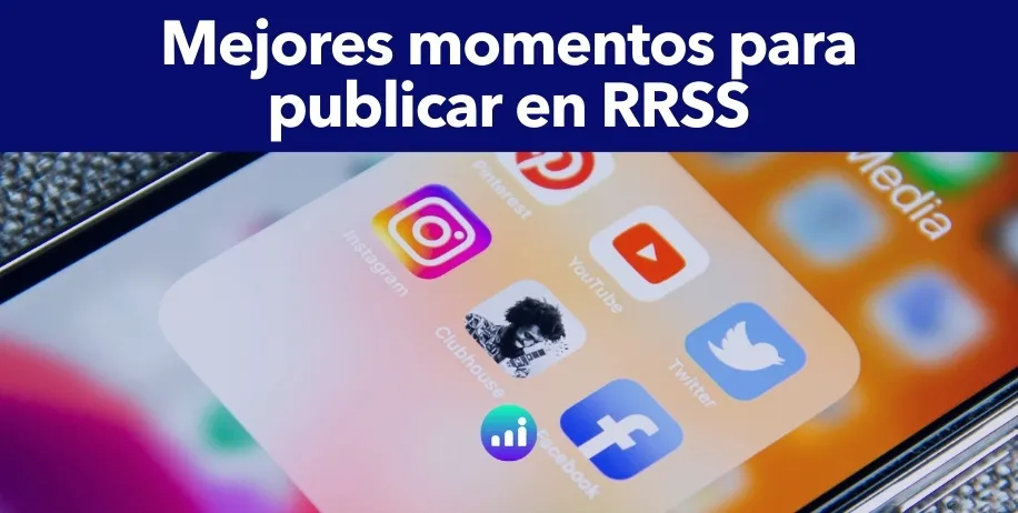 Infografía detallada sobre las mejores horas para publicar en redes sociales como Instagram, TikTok y Facebook, optimizando el engagement y visibilidad.