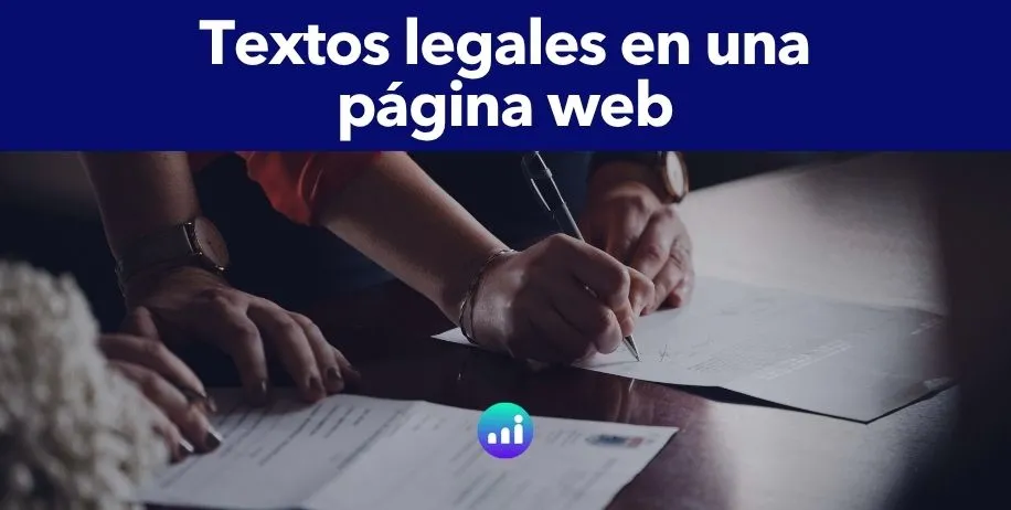 Ilustración de un portátil mostrando textos legales, simbolizando la importancia del aviso legal y la política de privacidad en el diseño web. Incluye elementos gráficos que representan la protección de datos y el cumplimiento de la LSSI para un sitio web.