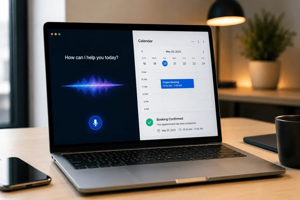 Asistente virtual de IA de Metacom mejorando la interacción con clientes para empresas que buscan automatización y eficiencia.