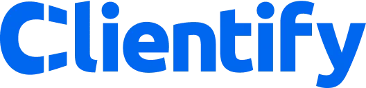 Logo de Clientify, CRM con el que trabaja Metacom