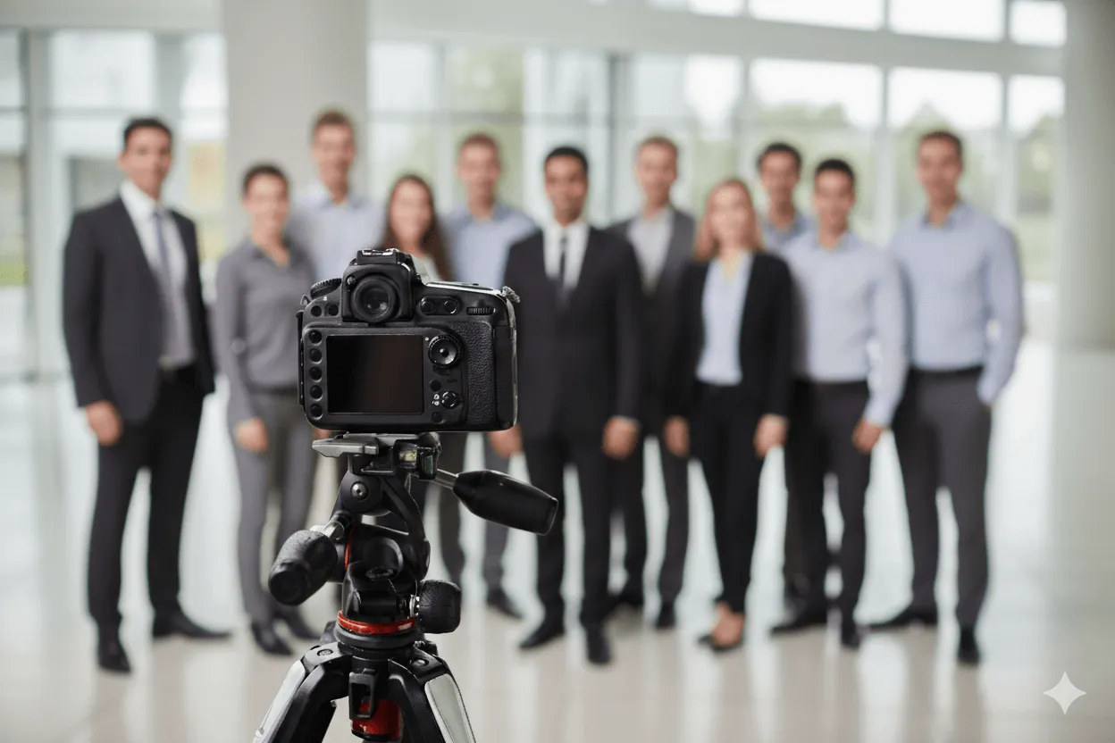 Fotografía corporativa profesional en Barcelona para empresas: retratos que reflejan la esencia y los valores de marca.