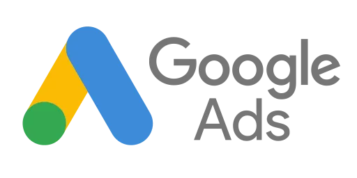 Logo de Google Ads, un icono con una 'G' mayúscula en azul, verde, rojo y amarillo, que simboliza la publicidad digital y el marketing online.