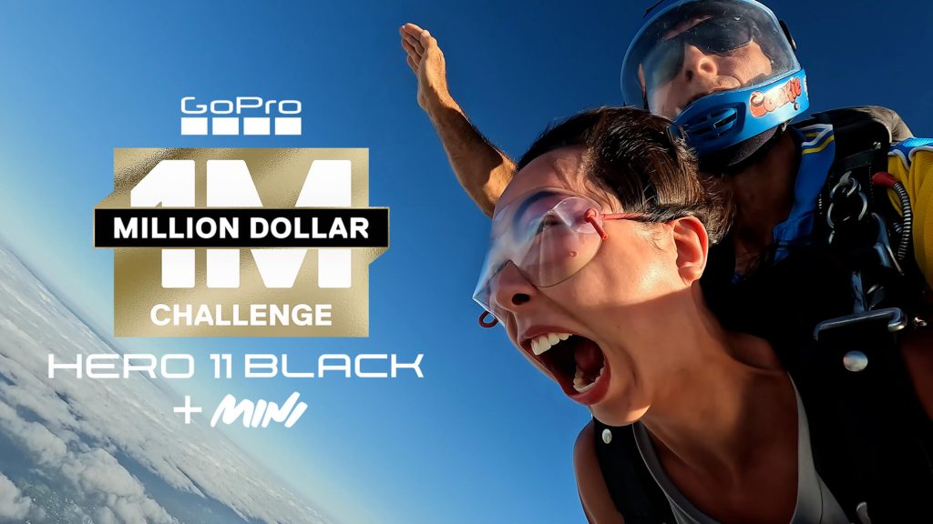 Campaña "Million Dollar Challenge" de GoPro, un ejemplo exitoso de marketing con contenido generado por usuarios (UGC).