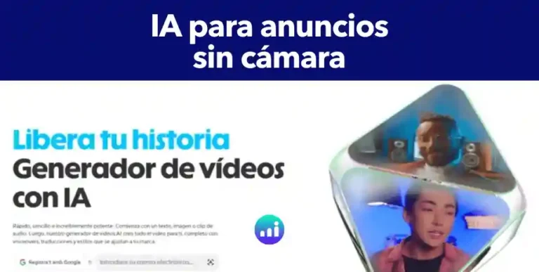 Herramientas de inteligencia artificial para crear anuncios de video sin usar cámara