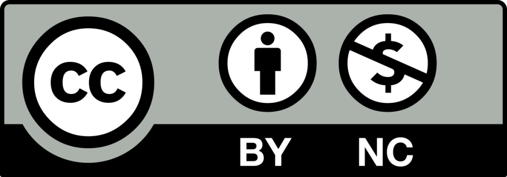 Icono de la licencia Creative Commons BY-NC, que permite el uso con atribución pero prohíbe el uso comercial de la obra