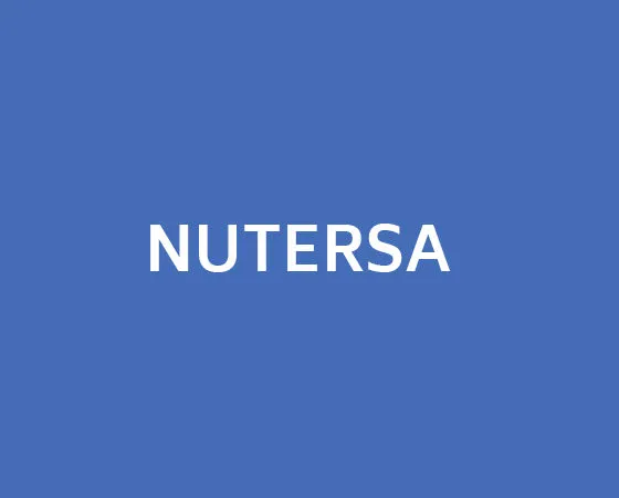 Logotipo de Nutersa, una empresa que forma parte de los proyectos de diseño web e imagen corporativa de la Clínica Dental Dra. Jaume en Sant Cugat.