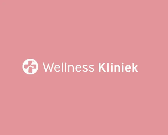 Logotipo de Wellness Kliniek, un proyecto de diseño de imagen corporativa y web para clínica dental en Sant Cugat.