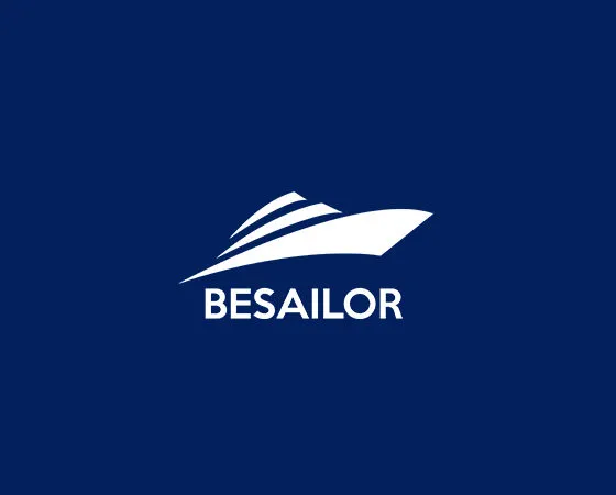 Logotipo de Besailor: diseño moderno y profesional, representa el proyecto de negocio y marketing de la plataforma online.
