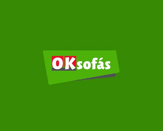 Logotipo de Oksofas en la página de proyectos de Clínica Dental Dra. Jaume, mostrando el diseño de la imagen corporativa.
