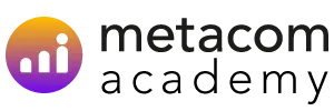 Logo oficial de Metacom Academy, una consultoría estratégica de marketing digital especializada en inbound marketing para negocios B2B.